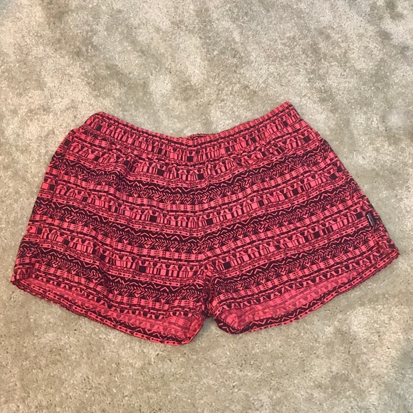 Patagonia Pants - Patagonia Barely Baggies Shorts Pink/Black Medium